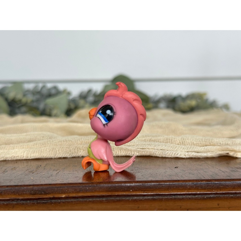 Littlest‎ Pet Shop #1219 Pink Cockatoo Bird Hasbro Vintage generation 2